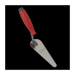 Stainless Steel Narrow Gauging Trowel Rubber Handle 160mm