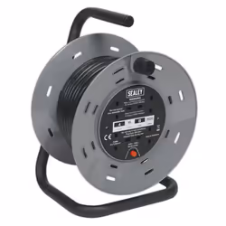 Sealey 15m Cable Reel with Thermal Trip 4 x 230V BCR153T - Additional view 4