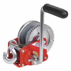 Sealey Geared Hand Winch with Brake & Cable 540kg Capacity GWC1200B