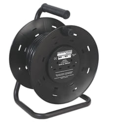 Sealey 25m Cable Reel with Thermal Trip 4 x 230V BCR2525