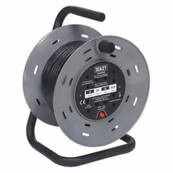 Sealey 25m Cable Reel with Thermal Trip 4 x 230V BCR2525