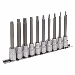 Sealey Premier TRX-Star* Socket Bit Set 3/8"Sq Drive 95mm 10pc AK6236