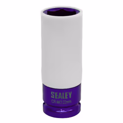 Sealey Alloy Wheel Impact Socket 1/2"Sq Drive 22mm SX03022