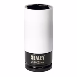 Sealey Alloy Wheel Impact Socket 1/2"Sq Drive 27mm SX03027