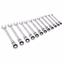 Sealey Siegen Flexi-Head Ratchet Combination Spanner Set 12pc S0635 - Additional view 4