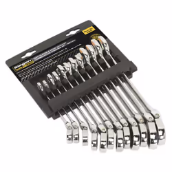 Sealey Siegen Flexi-Head Ratchet Combination Spanner Set 12pc S0635 - Additional view 5