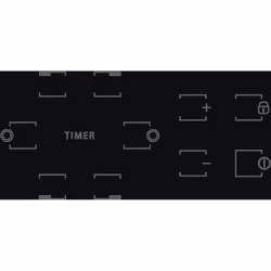 Hotpoint HR 724 B H Black Built-in 77 cm Ceramic 4 zone(s) - Additional view 5