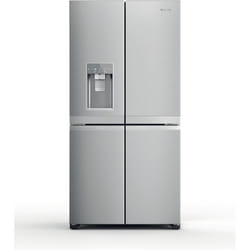 Hotpoint HQ9I MO1L UK side-by-side refrigerator Freestanding F Silver