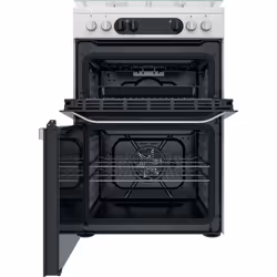 Hotpoint HDM67G9C2CW/UK Freestanding cooker Electric Gas White