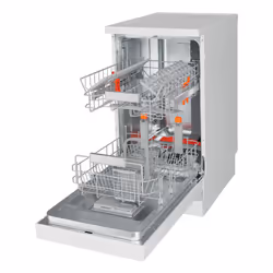 Hotpoint Slimline Dishwasher - White Super Silent With 3D Zone Wash - Additional view 5