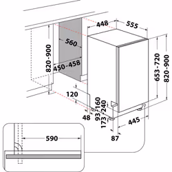 Hotpoint Integrated Dishwasher HSICIH 4798 BI UK - Additional view 5
