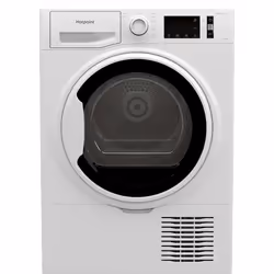 Hotpoint H3 D81WB UK, Freestanding, Front-load, Condensation, White, Rotary, Right
