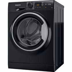 Hotpoint 8kg Washing Machine Freestanding Black With 1600rpm & Woolcare
