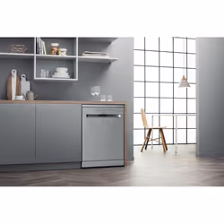 Hotpoint Freestanding Dishwasher 60cm Grey-Silver With Adjustable Baskets - Additional view 5