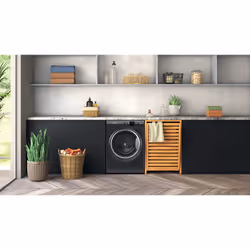 Hotpoint 7kg Washing Machine Freestanding Black With Woolcare A-rated