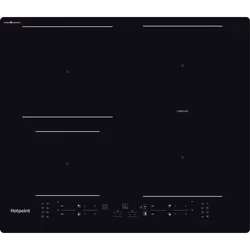 Hotpoint Induction Hob TB 2460B CPNE, Black, Built-in, 59 cm, Zone induction hob, Glass-ceramic, 4 zone(s)