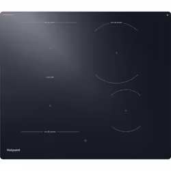 Hotpoint Induction Hob HTX6014DCF, Black, Countertop, Zone induction hob, 4 zone(s), 4 zone(s), Induction