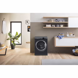 Hotpoint 10kg Washing Machine Freestanding Black With Steam A-rated - Additional view 6