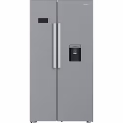 Hotpoint HPG2 6583W XP4UK, 588 L, SN-T, 13 kg/24h, E, Fresh zone compartment, Silver, Stainless steel, Titanium