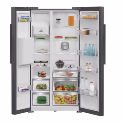 Hotpoint HPG26574WXBR5UK side-by-side refrigerator Freestanding 571 L D Graphite, Grey, Silver, Stainless steel - Additional view 4