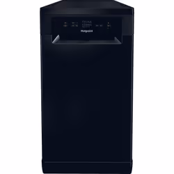 Hotpoint HP2FE10CS90BUK, Freestanding, Slimline (45 cm), Black, Black, Buttons, 1.3 m