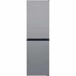 Hotpoint Freestanding fridge freezer HPKH 1261 S4UK, 270 L, No Frost (fridge), SN-ST, E, Fresh zone compartment, Silver