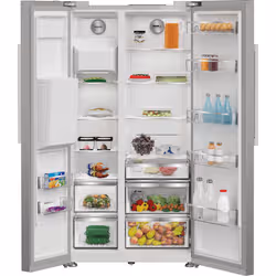 Hotpoint HPG2 6573W XP4UK Freestanding 578 L E Grey, Silver, Stainless steel, Titanium - Additional view 2