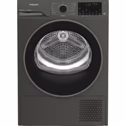 Hotpoint C HD 94M GBS UK, Freestanding, Front-load, Heat pump, Grey, Buttons, Rotary, Right