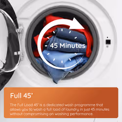 Hotpoint HBD 9681 ANTI STAIN UK washer dryer Freestanding Front-load White - Additional view 3
