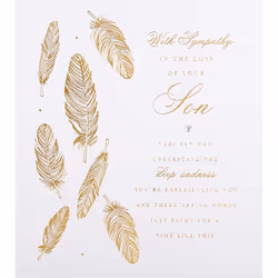 Hallmark Sympathy Card 'Loss of Son' - Small