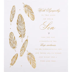 Hallmark Sympathy Card 'Loss of Son' - Small