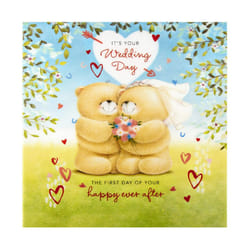 Wedding Congratulations Card - Large 3D Effect Lenticular Design
