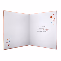 Wedding Congratulations Card - Large 3D Effect Lenticular Design