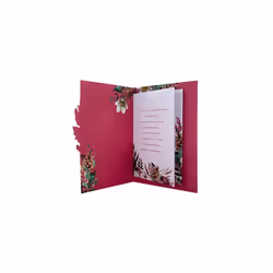 Boxed Christmas Card for Mum - Traditional Wreath and Verse Design