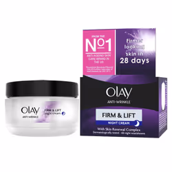 Olay Anti-Wrinkle Firm and Lift Anti-Ageing Moisturiser Night Cream - 50 mlÂ