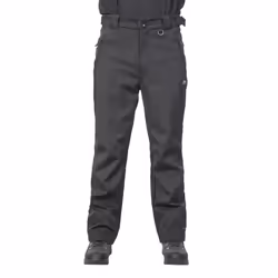 Trespass Mens Hemic Water Resistant Softshell Trousers - XS, Black