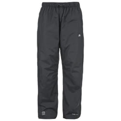 Trespass Mens Purnell Waterproof & Windproof Over Trousers - S, Black