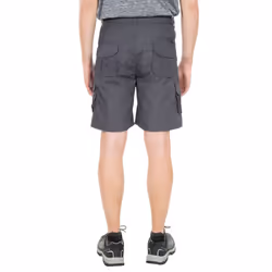 Trespass Mens Gally Water Repellent Hiking Cargo Shorts - XXS, Graphite