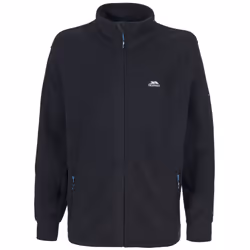 Trespass Mens Bernal Full Zip Fleece Jacket - S, Black