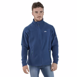 Trespass Mens Bernal Full Zip Fleece Jacket - XXS, Navy Tone