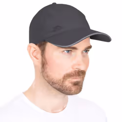 Trespass Mens Cosgrove Quick Dry Baseball Cap - One Size, Black