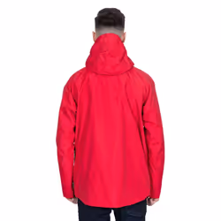 Trespass Mens Corvo Hooded Full Zip Waterproof Jacket/Coat - S, Red