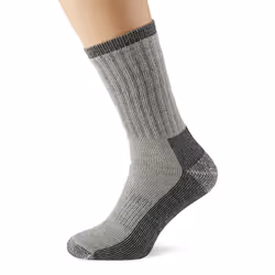 Trespass Mens Stroller Merino Wool Hiking Boot Socks (1 Pair) - 4/7 UK, Grey Marl