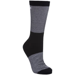 Trespass Mens Tippo Two Tone Lightweight Coolmax Socks (1 Pair) - 7/11 UK, Black