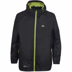 Trespass Adults Unisex Qikpac Packaway Waterproof Jacket - XS, Black