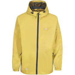 Trespass Adults Unisex Qikpac Packaway Waterproof Jacket - XXS, Yellow