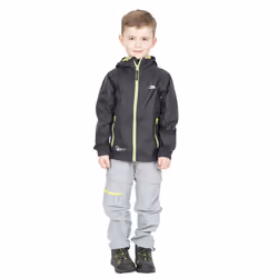 Trespass Childrens/Kids Qikpac Waterproof Packaway Jacket - 2/3 Years, Black