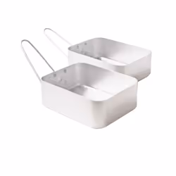 Trespass Messy Aluminium Mess Tin (Pack Of 2)