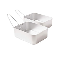 Trespass Messy Aluminium Mess Tin (Pack Of 2)