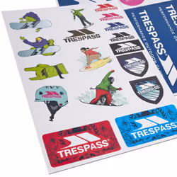 Trespass Die Cut Sticker Kit